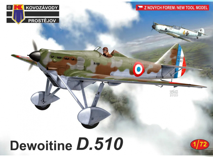 Сборная модель Самолет DEWOITINE D.510