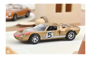 FORD GT40 №5 3rd 24h LE MANS RONNIE BUCKNUM - DICK HUTCHERSON (1966), gold