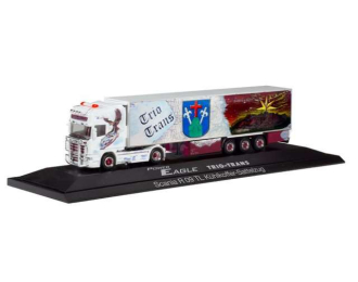 Scania R TL KÃ¼hlkoffer-Sattelzug *Trio-Trans Power Eagle*, white