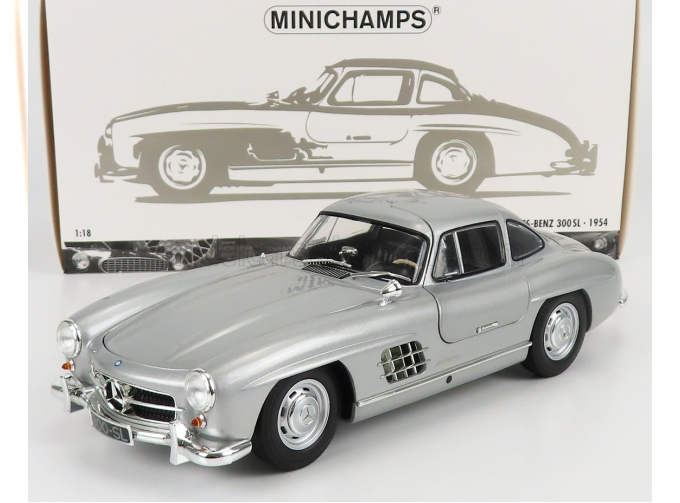 MERCEDES-BENZ Sl-class 300sl Coupe Gullwing (w198) 1954, Silver