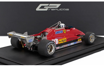 FERRARI F1 126c2 (late Version) №28 Winner Holland Zandvoort Gp (with Pilot Figure) (1982) Didier Pironi, Red