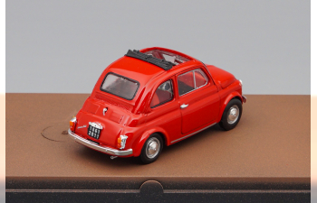 FIAT 500 с фигуркой, red