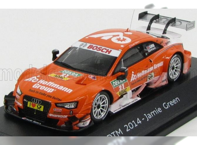 AUDI A5 Rs5 Team Audi Sport Rosberg N21 Season Dtm (2014) Jamie Green, Orange White