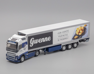 VOLVO Fh4 Truck Semi-frigo Givenne Transports (2020), White Black