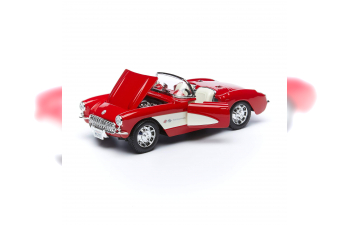 Сборная модель CHEVROLET Corvette (1957), red/white