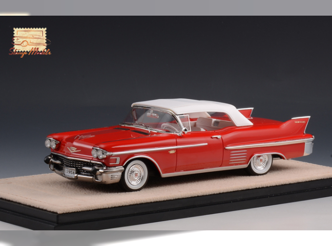 CADILLAC Series 62 Convertible (закрытый) 1958 Red