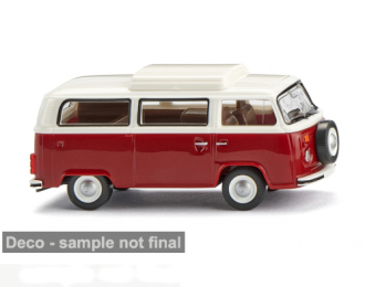 VOLKSWAGEN T2b Campingbus (1972), red/white