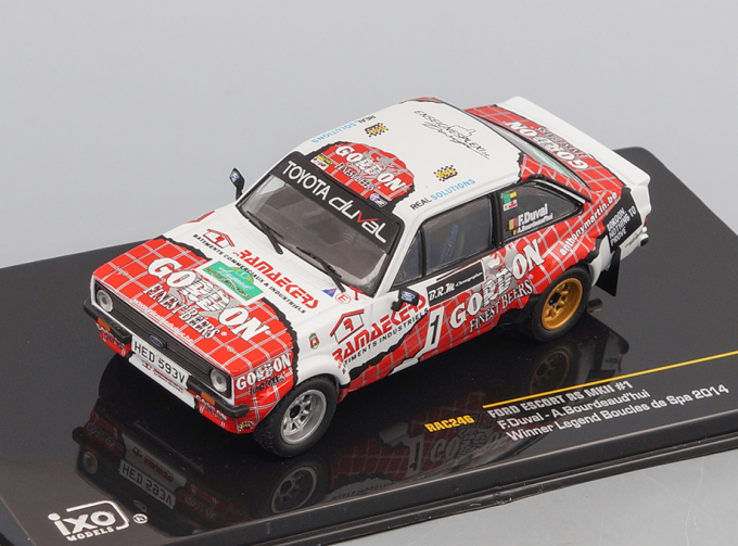 FORD ESCORT RS MKII #1 F.Duval-A.Bourdeaud'hui Winner Legend Boucles de Spa 2014