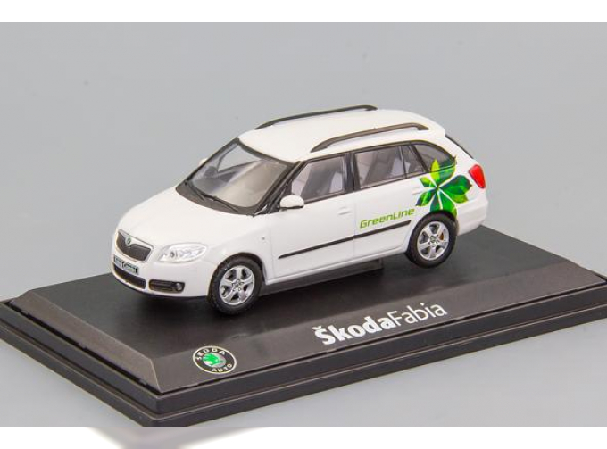 Skoda Fabia II Combi (2007) White "Green Line"