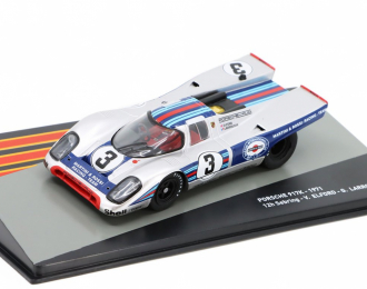 PORSCHE 917k 4.9l Team Martini Racing №3 Winner 12h Sebring (1971) V.Elford - G.Larrousse, Silver Blue