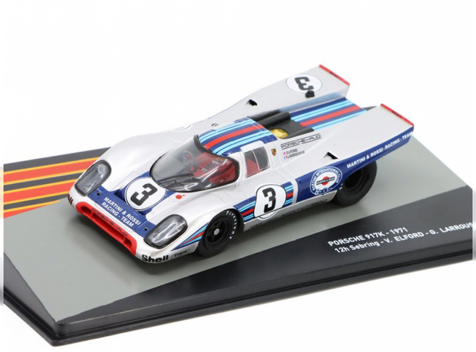 Porsche 917K 1971 12h Sebring V. Elford / G. Larrousse - Centauria časopis s modelem