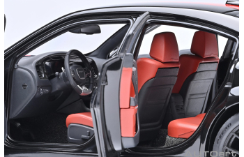 DODGE Charger Hellcat Redeye Jailbreak Coupe (2023), black/red