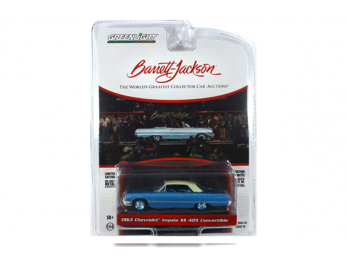 CHEVROLET Impala SS 409 Convertible (Lot #1119) (1963), Azure Aqua Poly