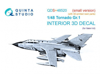 3D Декаль интерьера кабины Tornado Gr.1 (Italeri) (малая версия) (с 3D-печатными деталями)