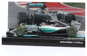 MERCEDES GP F1 W06 Amg Petronas №44 World Champion Winner Usa Gp (2015) Lewis Hamilton, Silver Green
