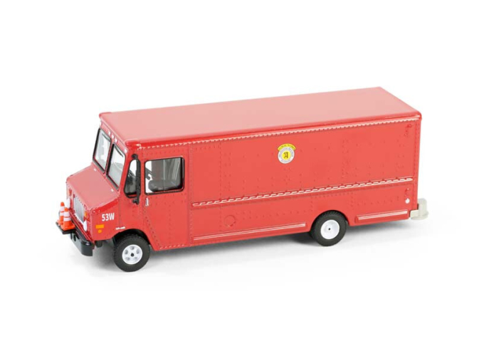 Step Van with Traffic Cone Mounts Village of Arlington Heights (2020), red