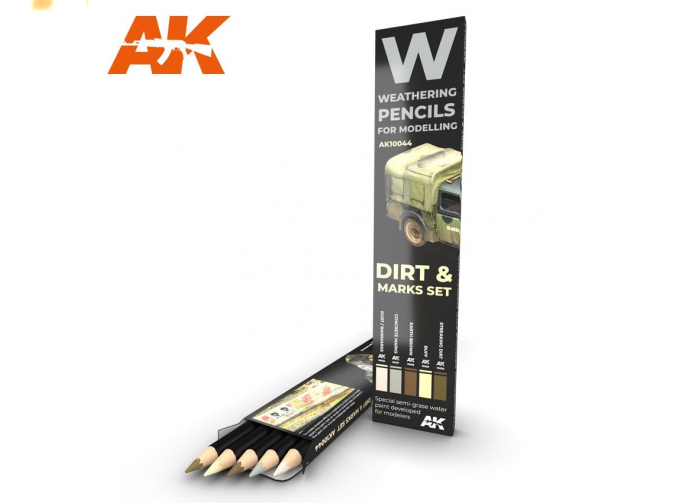 Набор акварельных карандашей "Следы грязи"/DIRT: MARKS SET