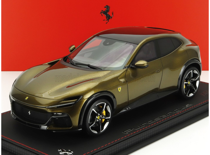 FERRARI Purosangue Suv Panoramic Roof (2022) - Con Vetrina - With Showcase, Verde Volterra - Green Met