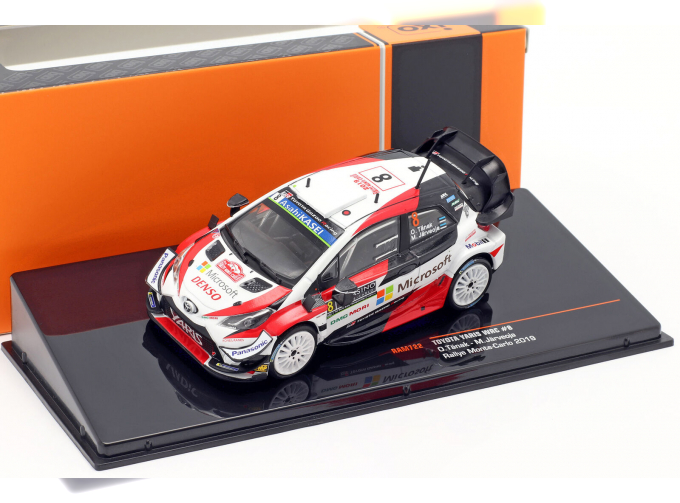 TOYOTA Yaris WRC #8 "Microsoft" Tänak/Järveoja 3 место Rally Monte Carlo 2019