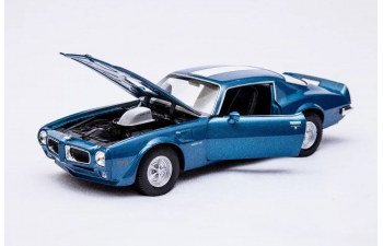 PONTIAC Firebird Trans Am (1972), blue metallic / white