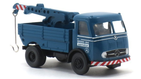 MERCEDES-BENZ LP Pullman эвакуатор "MERCEDES-BENZ service" (1960), лазурно-синий