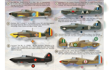 Декаль Hawker Hurricane