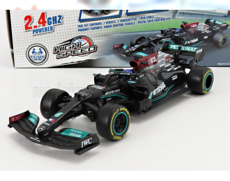 RC модель MERCEDES-BENZ GP F1 W12 Mercedes M12 Eq Power+ Team Amg Petronas Motorsport Formula One №44 Season (2021) Lewis Hamilton, Black Green