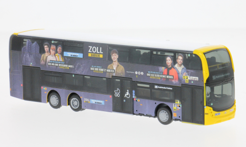 Alexander Dennis Enviro 500 BVG - Zoll Karriere, yellow/violet
