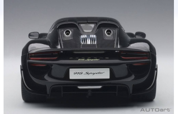 PORSCHE 918 Spyder Weissach Package (2013), black