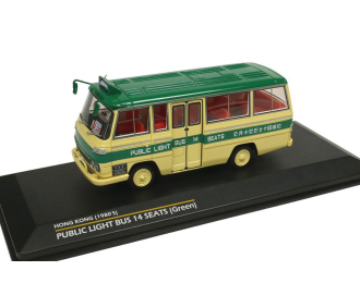 NISSAN Echo public light bus 14 seats (1969), green/cream