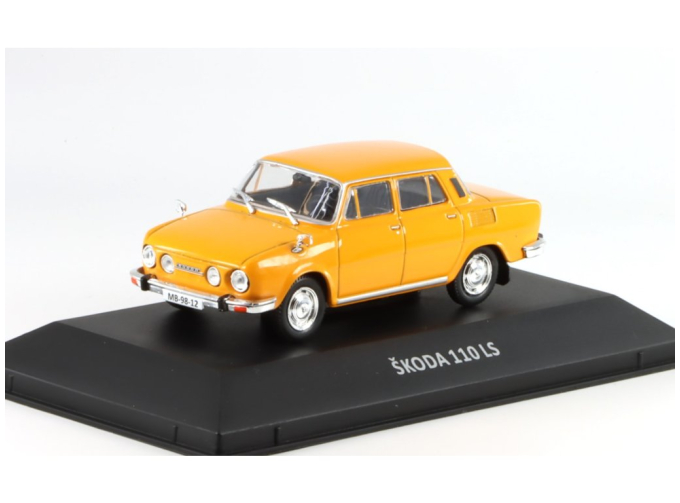 SKODA 110 LS (1973), orange