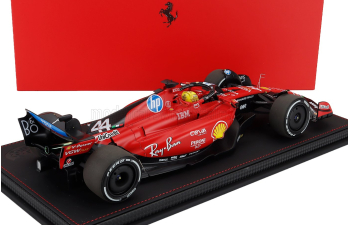 FERRARI F1 Sf-23 Team Scuderia Ferrari Hp №38 Test Fiorano (2025) Guanyu Zhou - Con Vetrina - With Showcase, Red Black