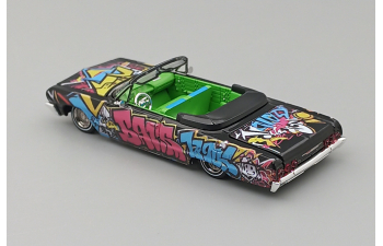 CHEVROLET Impala Convertible LowRider (1964), black & graffiti