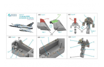 3D Декаль интерьера кабины Mirage 2000N (Dream Model)