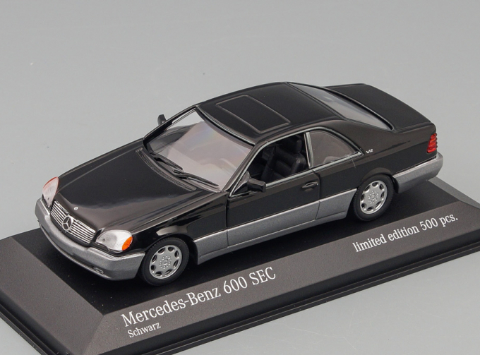 MERCEDES-BENZ 600 SEC (C140) Coupe (1992), black