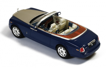 ROLLS-ROYCE Phantom Drophead Coupe (2007), blue / dark white interiors