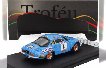 RENAULT Alpine A110 №17 7th Rally Ypres (1977) Maurice Nusbaumer - Annie Gourdain, Light Blue