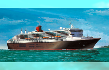 Сборная модель Океанский лайнер Queen Mary 2 PLATINUM Edition