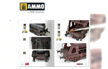 "AMMO RAIL CENTER SOLUTION BOOK 01 - Смывка поездов Германии (английский, Кастеллано, французский, немецкий)