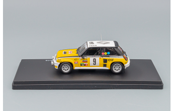 RENAULT R5 Turbo N9 Winner Rally Montecarlo (1981) J.Ragnotti - J.M.Andrie, Yellow White Black