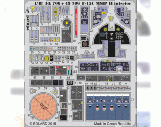 Фототравление Цветное фототравление для F-15C MSIP II interior S. A.