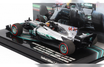 MERCEDES-BENZ GP F1  W08 Eq Power+ Team Mercedes Amg World Champion №44 Mexico Gp (2017) Lewis Hamilton, Black Silver