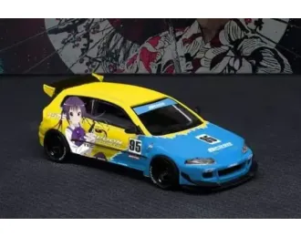 HONDA Civic #CIVOC EG6 Rocket Bunny Spoon with Bear Brick Figure