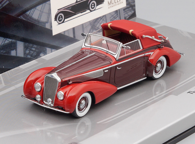 DELAGE D8-120 Cabriolet The Mullin Automotive Museum Collection (1939), dark red