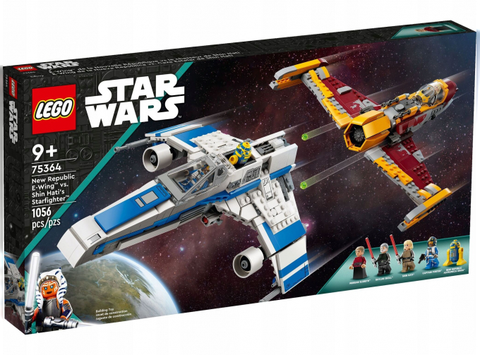 STAR WARS Lego - New Republic E-wing Vs Shin Hati's Startfighter Star Wars - Astronavi - 1056 Pezzi - 1056 Pieces, Various