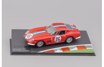 FERRARI 275 GTB Competizione 24h Le Mans Drivers: G.Biscaldi / M.Bourbone-Parme #26 (1966), red