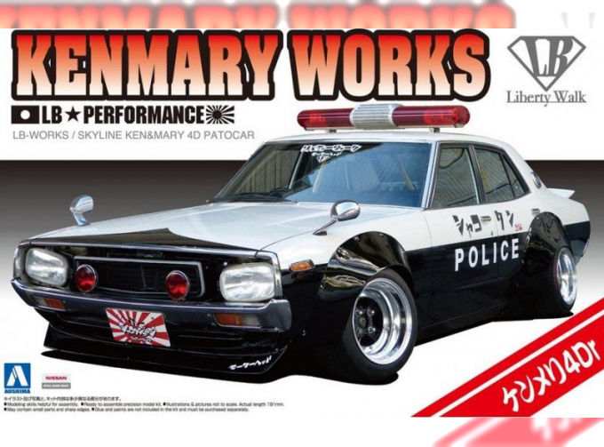 Сборная модель LB Works Ken Mary 4Dr Patrol Car