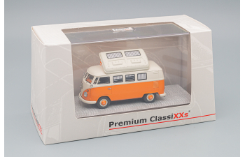 VOLKSWAGEN T1 Camping (кемпер) 1958, orange / beige