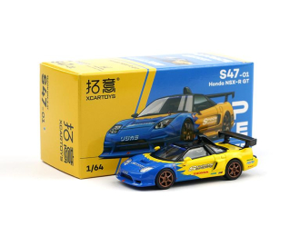 HONDA NSX R GT, yellow / blue