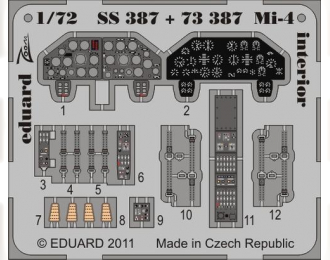 Mi-4 interior S.A. HOBBY BOSS